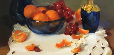 Clementines And Blue